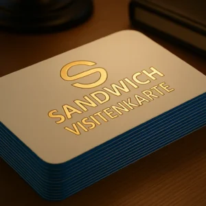 Duruprint Premium-Sandwich-Visitenkarte