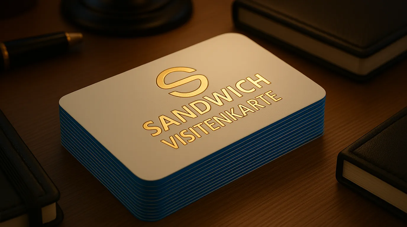 Duruprint Premium-Sandwich-Visitenkarte